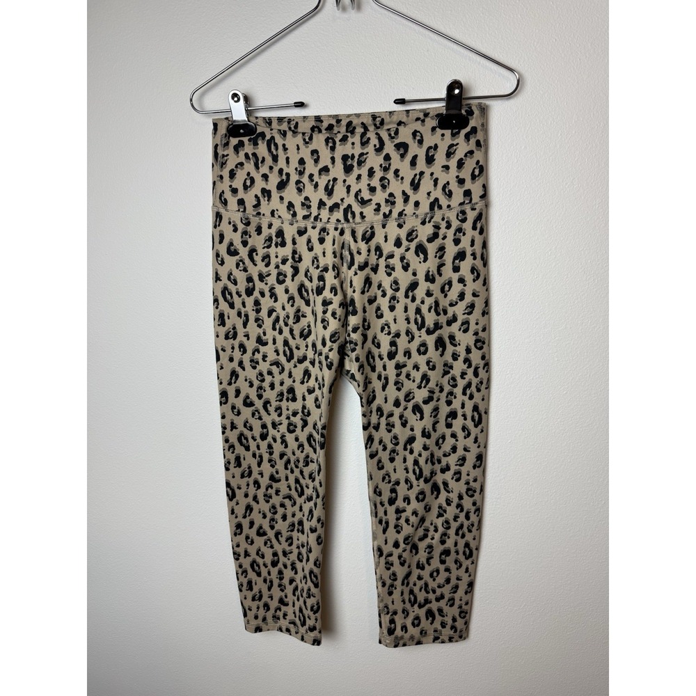Old Navy Women's Leopard Print Elevate Leggings Sz Medium